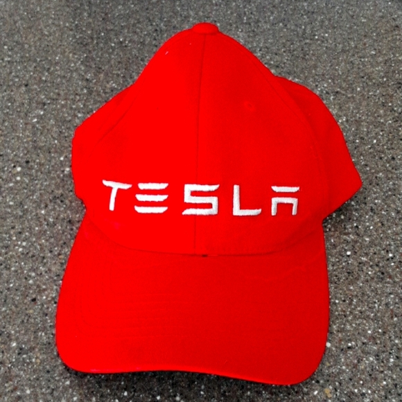 Tesla cap Red S/M Med RED COLOR - Picture 1 of 3